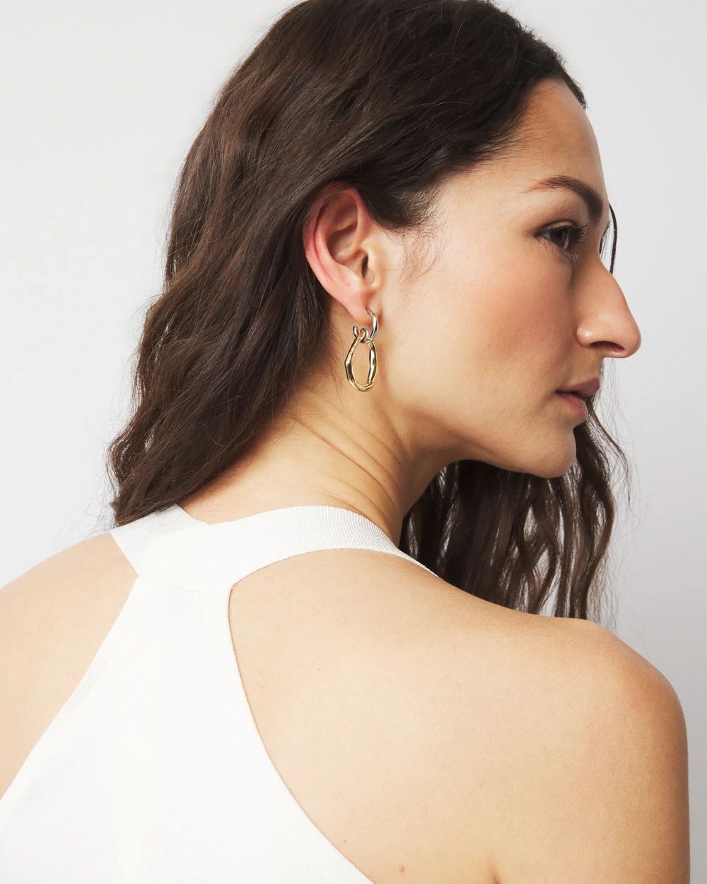 WHBM FORME™ Sculpt Stretch Sweater Halter Top | White House